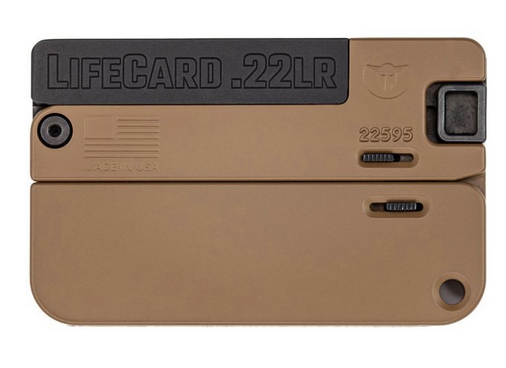 Trailblazer Firearms LifeCard Folding Single Shot Barret Brown 22 LR